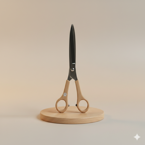 käärid beežil taustal